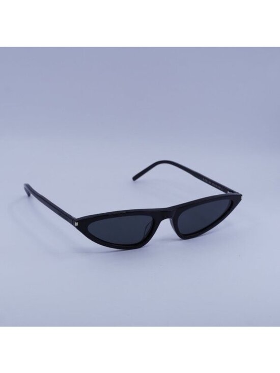 Saint Laurent SL703 001 Sunglasses Black Cat Eye Frame, Black Lenses main image 11